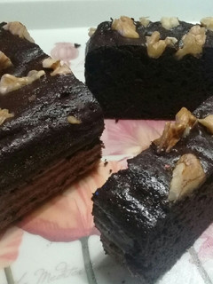 Una foto de Budín de chocolate sin harina sin azúcar