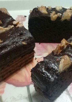 Una foto de Budín de chocolate sin harina sin azúcar