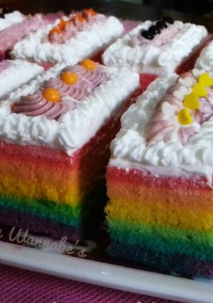 Foto resep Mini Rainbow Cake