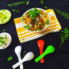 A picture of Prawn Biryani.