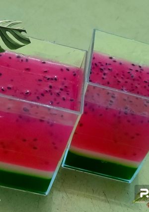 Foto resep Puding semangka
