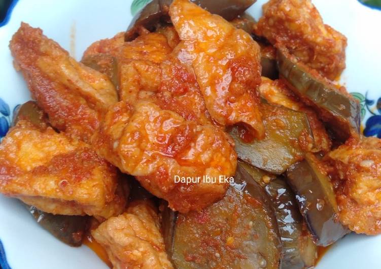 Tahu Terong Balado Tahu Terong Balado