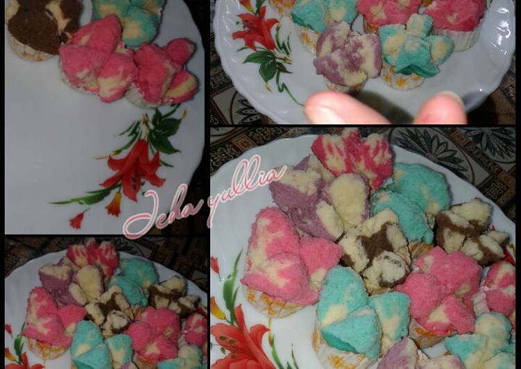 Bolu kukus warna warni