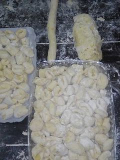Una foto de Ñoquis caseros