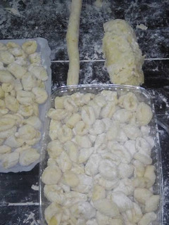 Una foto de Ñoquis caseros