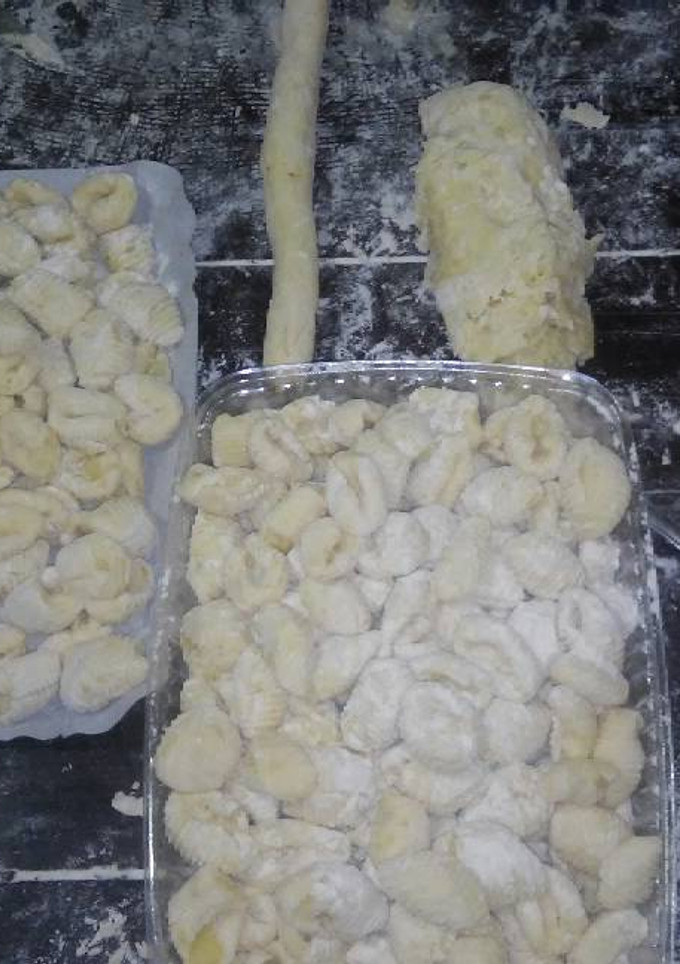Una foto de Ñoquis caseros