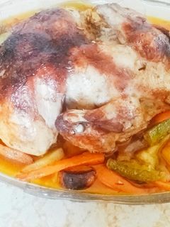 صورة لوصفة دجاج مشوي بالكيس الحراري