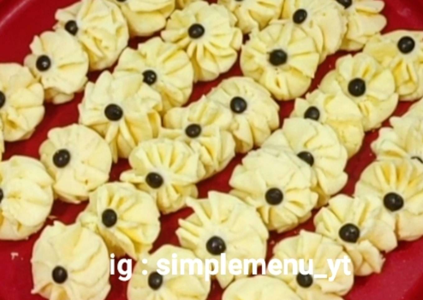 Kue Kering Semprit dengan 3 bahan