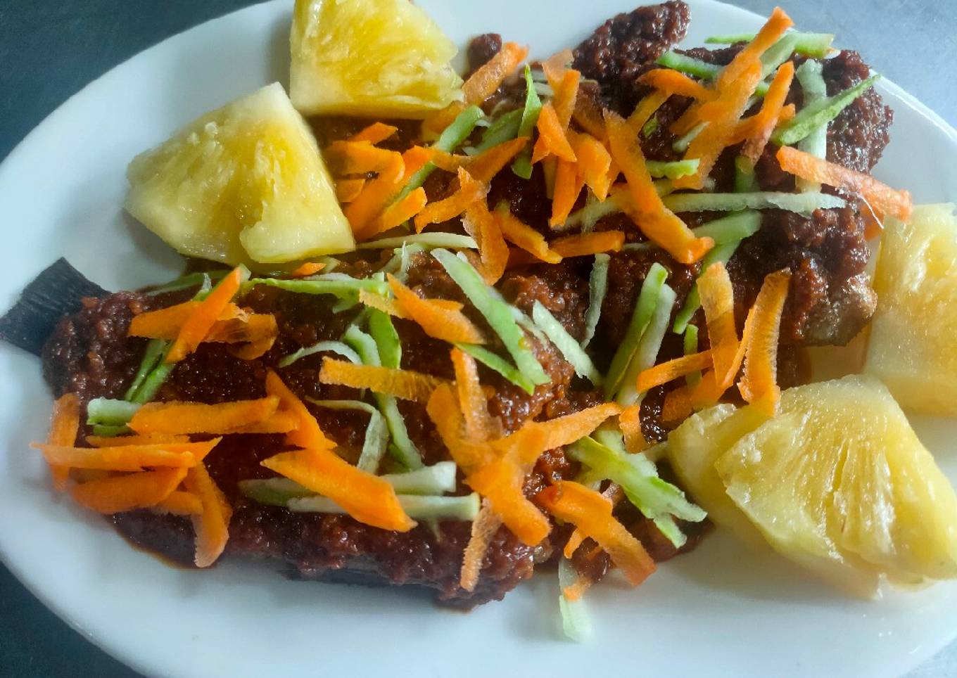 Ayam bumbu rujak sederhana dan fres