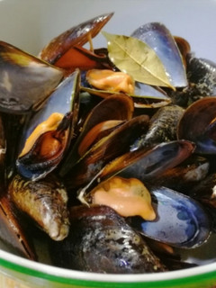 Una foto de Mejillones al vapor