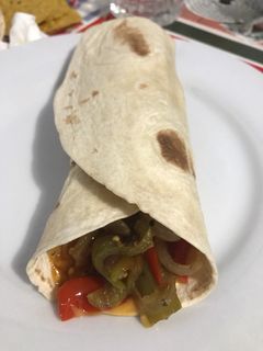 Una foto de Fajitas de verdura