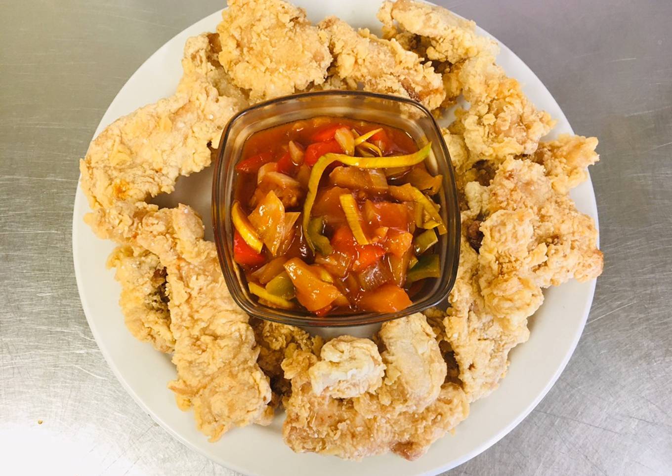 Ayam Goreng Crispy Saus Asam Manis