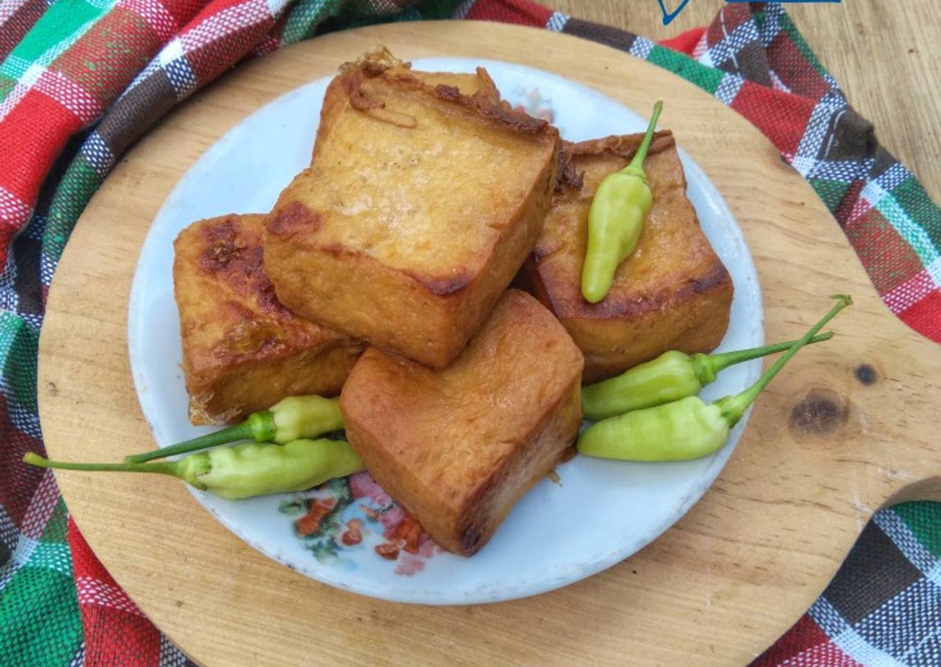 Tahu Bacem (tips agar tahu tidak hancur)