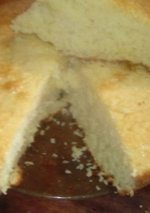 Una foto de Bizcochuelo de vainilla buenísimo re rico