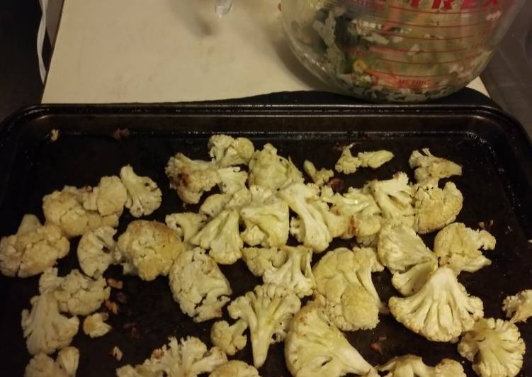 Homemade Oven Cauliflower