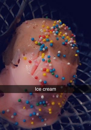 A picture of Home made ice cream.