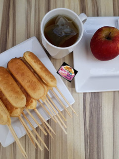 A picture of Wafflesticks.