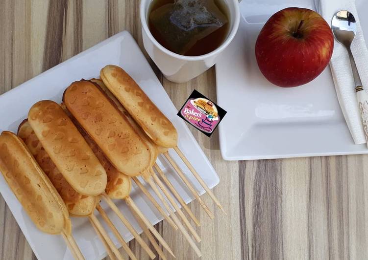 Steps to Make Homemade Wafflesticks Cooking Basics for Newbies