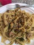 Pasta con lo qué hay en el refri