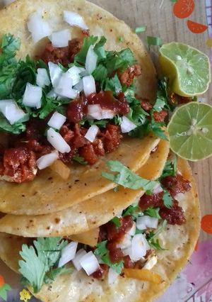 Una foto de Taquitos de chorizo