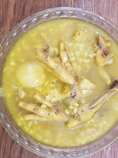 عکسی از دستور سوپ پای مرغ