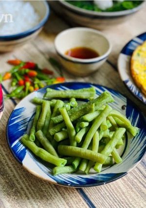Hình của món Đậu Đũa Luộc.