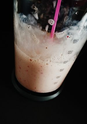 Une photo de Smoothie fraise banane
