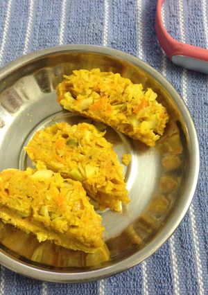 A picture of Kobi-Gajar-Jowar na Muthia.