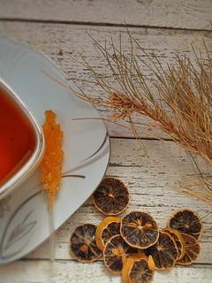 عکسی از دستور چای و لیمو عمانی🍁
