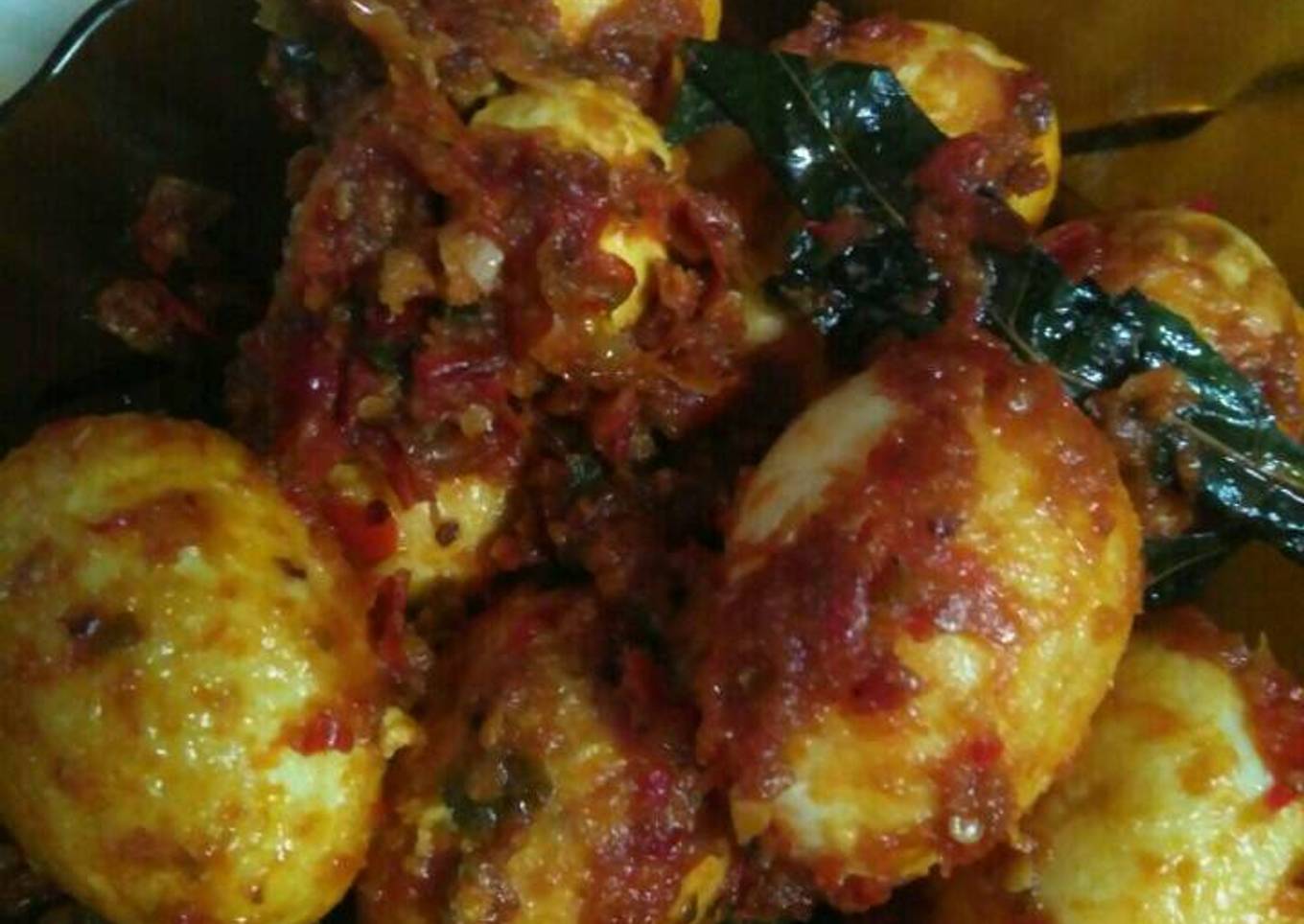 Balado Telur Ayam Bulat
