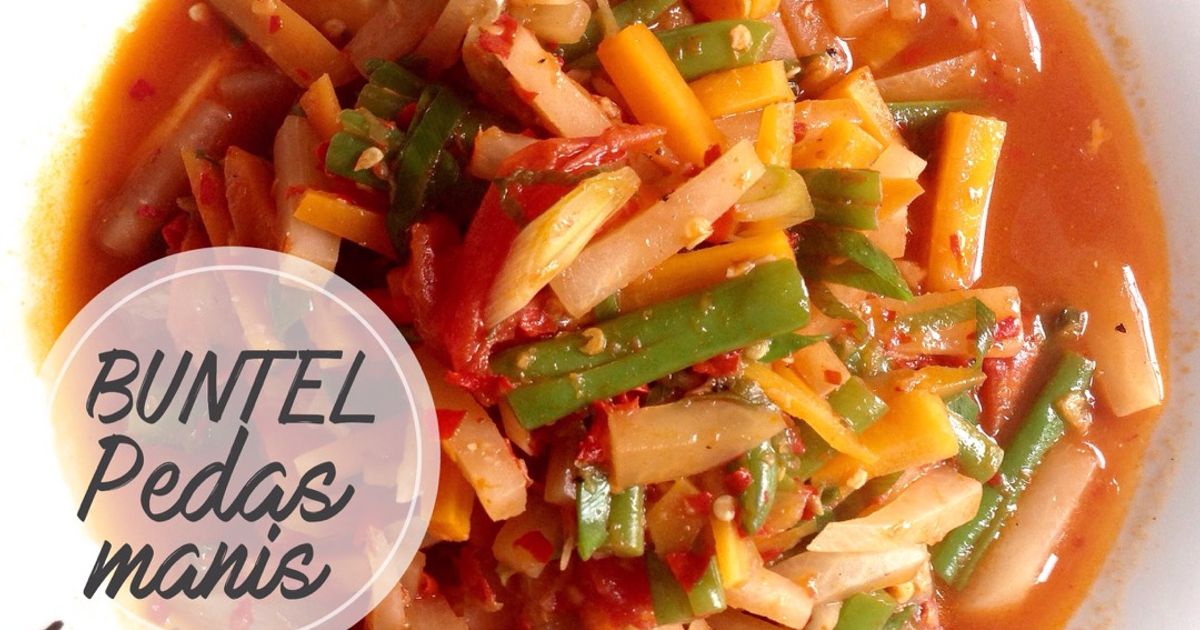 Resep Buntel (Bu Ncis Wor T El Lobak Putih) Tumis Saus Tiram Pedas ...