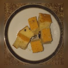 A picture of Semolina cake.