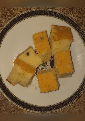 A picture of Semolina cake.