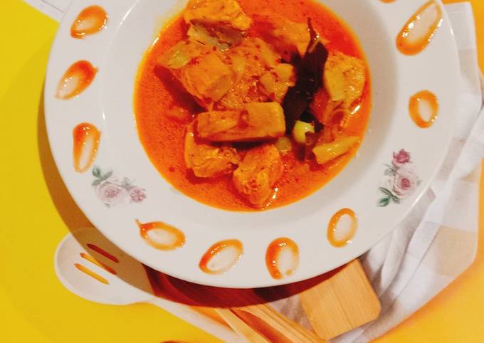 "gulai nangka ayam janda"👍🏼😘❤️👍