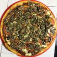 Pizza casera de champiñones