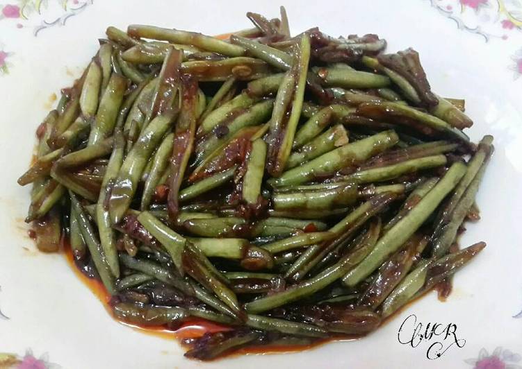 Tumis / Oseng Buncis Pedas Manis