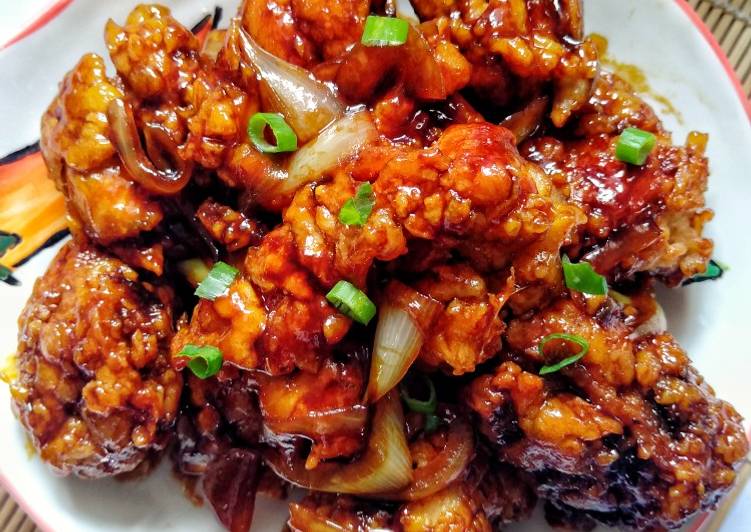 Cara Gampang Membuat Ayam Goreng Crispy Saus Mentega, Enak