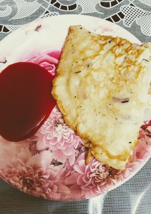 A picture of Rava Onion Chilla.