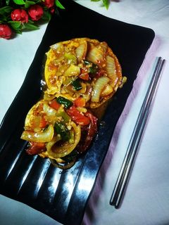 Foto resep Telur Mata Sapi Asam Manis Pedas