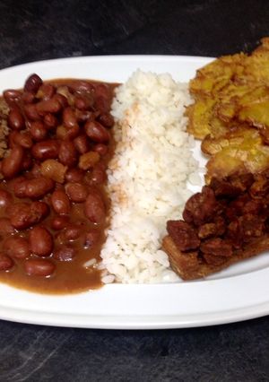 Una foto de Bandeja paisa