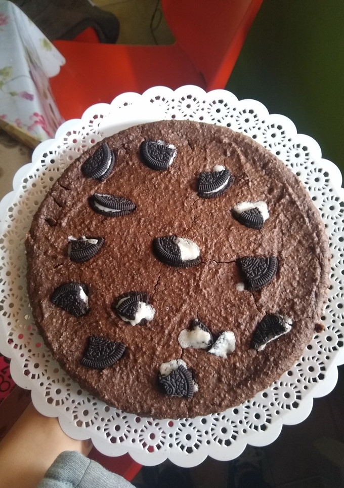 Una foto de Brownie vegano de porotos negros