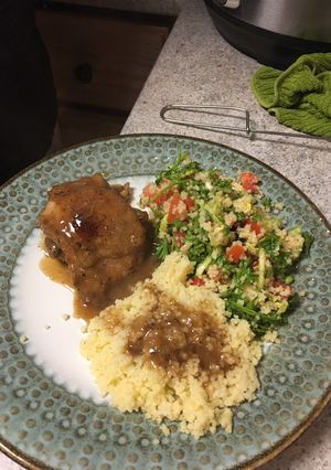 A picture of Instant Pot Adobo chicken.