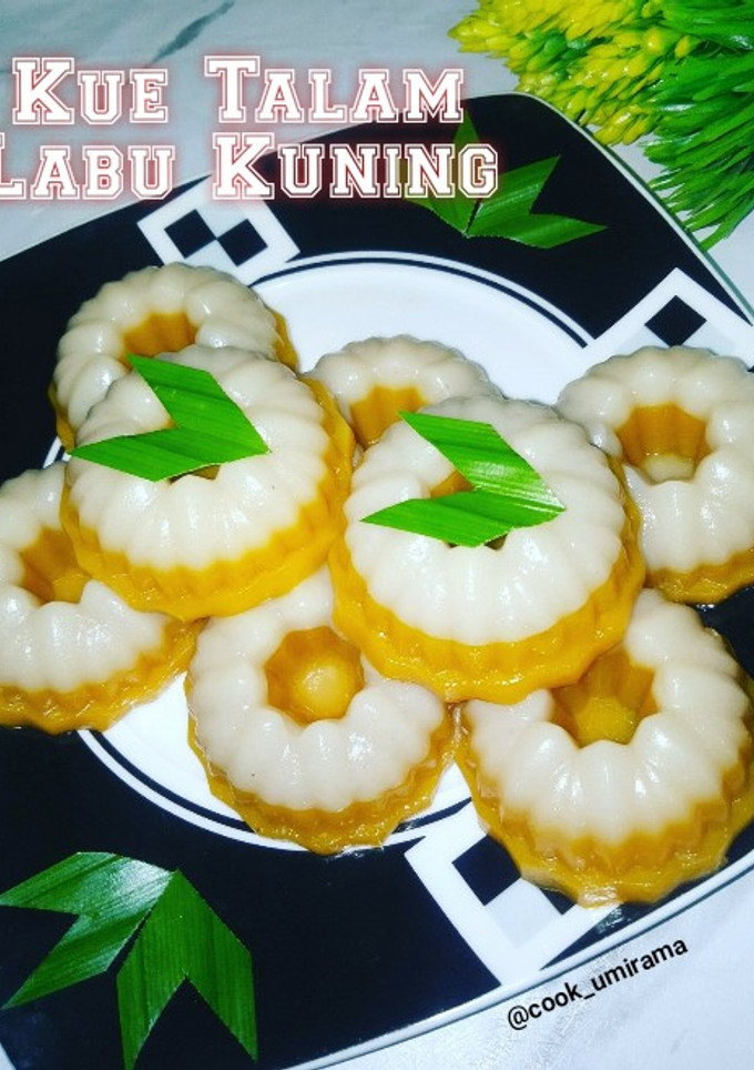 Foto resep Kue talam labu kuning