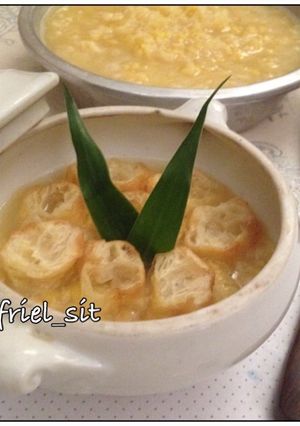 Foto resep Kacang ijo kupas tabur cakwe