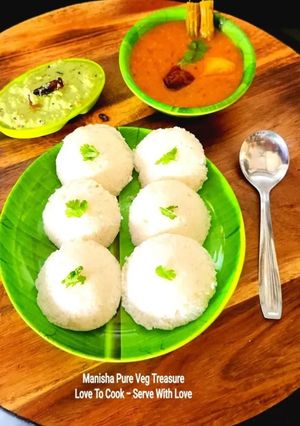 इडली-चटनी-सांभर - साउथ इंडियन हेल्दी नाश्ता रेसिपी मुख्य फोटो