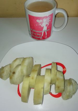 A picture of Traditional sweet potatoes#4weekschallenge.