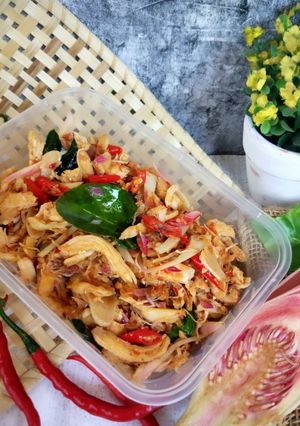 Foto resep 270. Ayam Suwir Kecombrang
