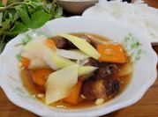 A picture of pork belly with honey garlic