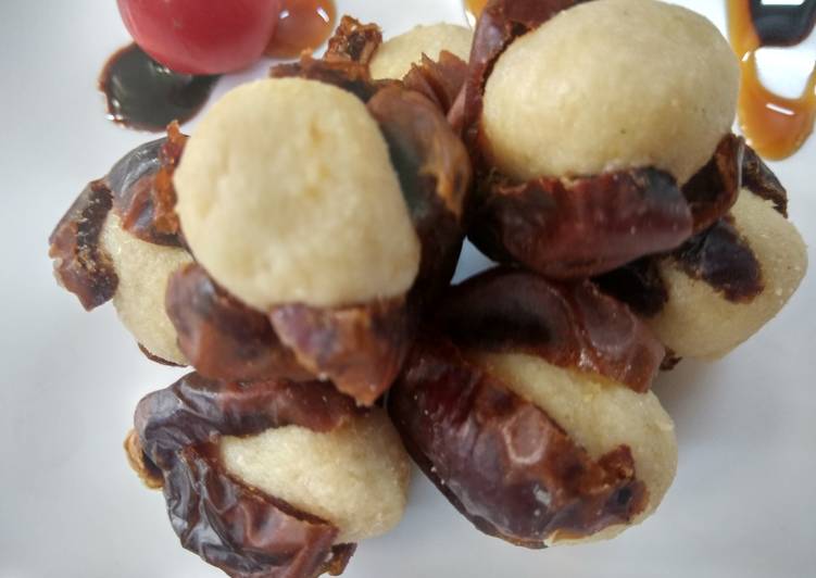 Simple Way to Make Speedy Milky stuffed dates