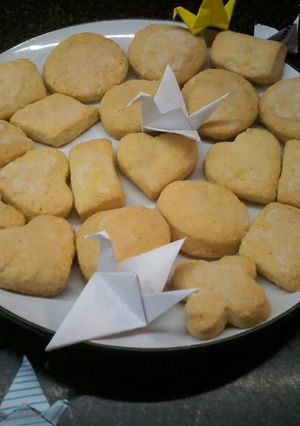 Una foto de Galletas de limón con glasé de limón